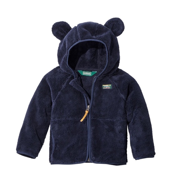 L.L. Bean Infants' Hi-Pile Fleece Jacket Bright Navy 12-18 Months
